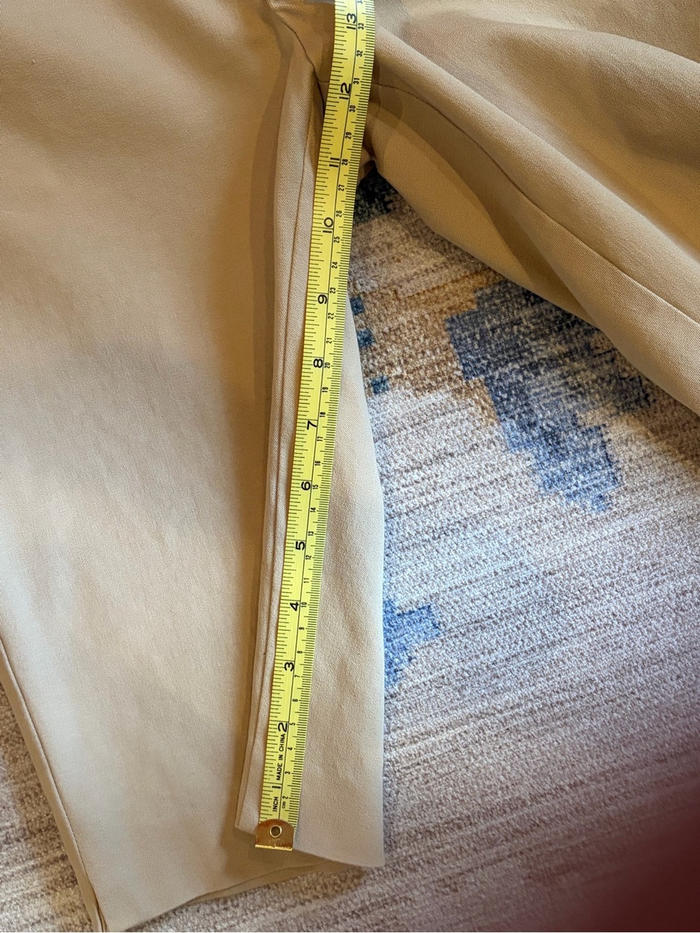 Preppy Coastal Old Money Khaki Tab Front Bermuda Shorts - Picture 9 of 15